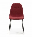Set de 4 Sillas tapizadas RENNE Roja