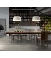 Mesa Comedor Moderna en madera y cristal MIRANDA