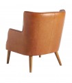 Sillón Chester tapizado en piel modelo VIOLA