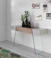 Consola de Madera y Cristal : Modelo CINTIA