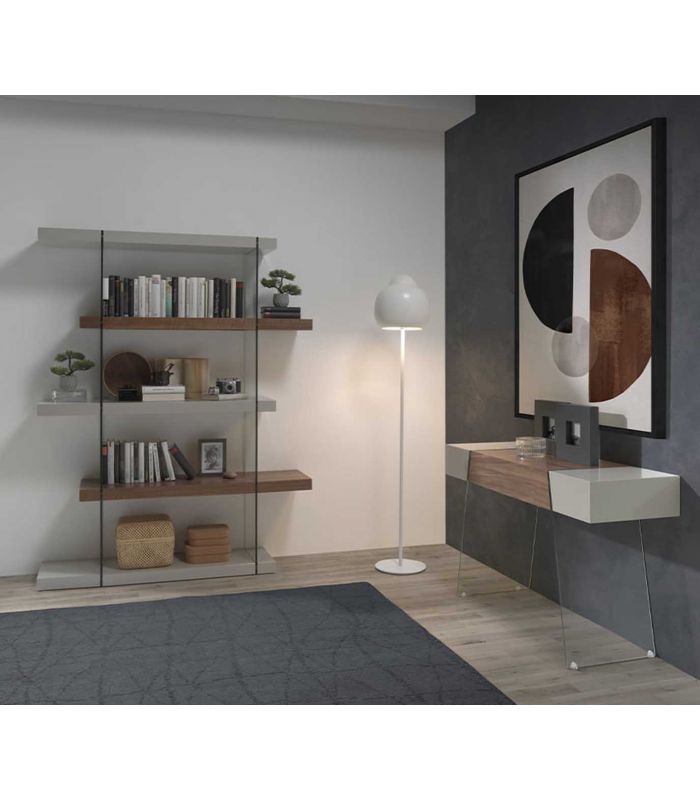 Consola de Madera y Cristal : Modelo CINTIA