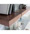 Estantería de Diseño en madera y cristal : Modelo MOSCU