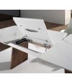 Mesa moderna con porcelánico ZAHARA Extensible