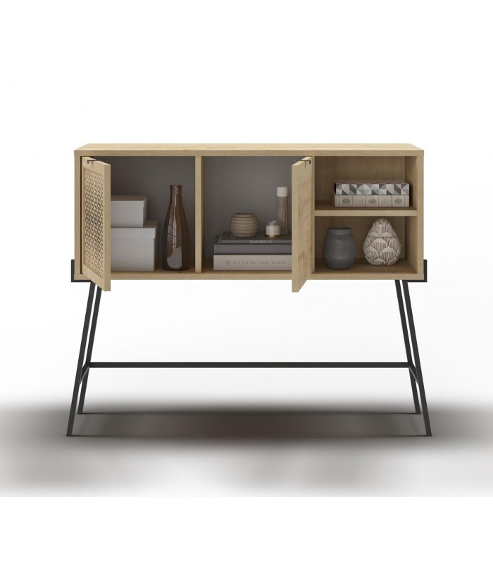 Mueble de recibidor rústico y colonial ECRIN