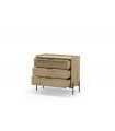 Cómoda de madera y metal INCA
