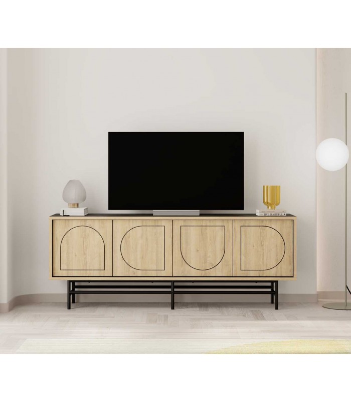 Mueble TV de Comedor en madera y metal GIANA