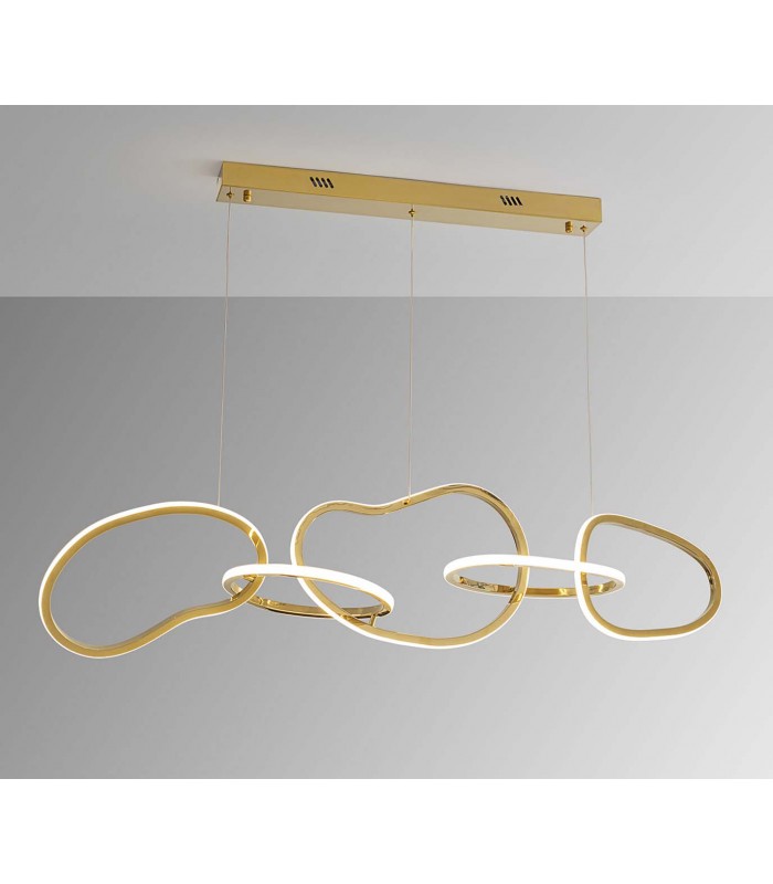 Lámpara LED moderna en acero NEXO Oro