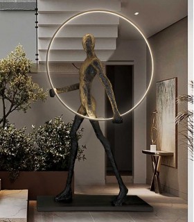 Figura de diseño con luz CAMINANTE Schuller