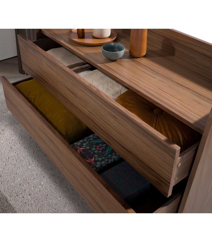 Cómoda de madera de estilo moderno TANIA