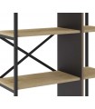 Estantería de metal y madera diseño industrial ARANIA MD