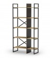 Estantería de metal y madera diseño industrial ARANIA MD
