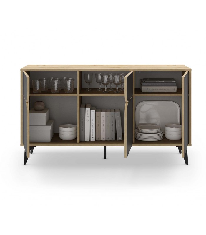 Mueble Aparador de diseño moderno LOLA Negro