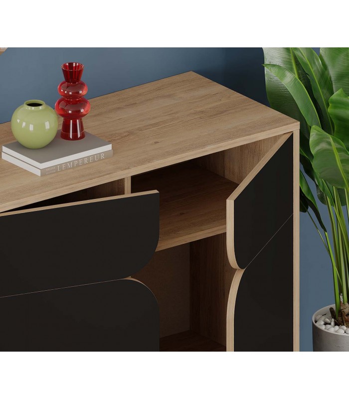 Aparador de grandes dimensiones LOLA Negro