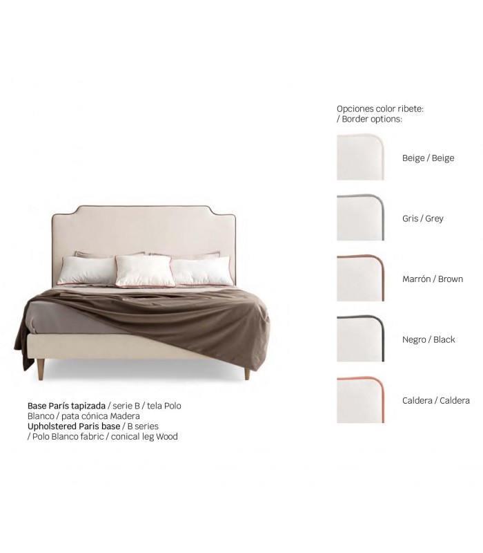 Cama Original con somier tapizado ZANTE