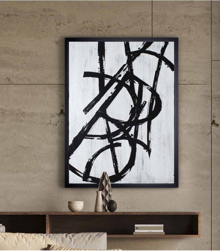 Cuadro decorativo sobre cristal impreso GRAPHOS I