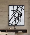 Cuadro decorativo sobre cristal impreso GRAPHOS I