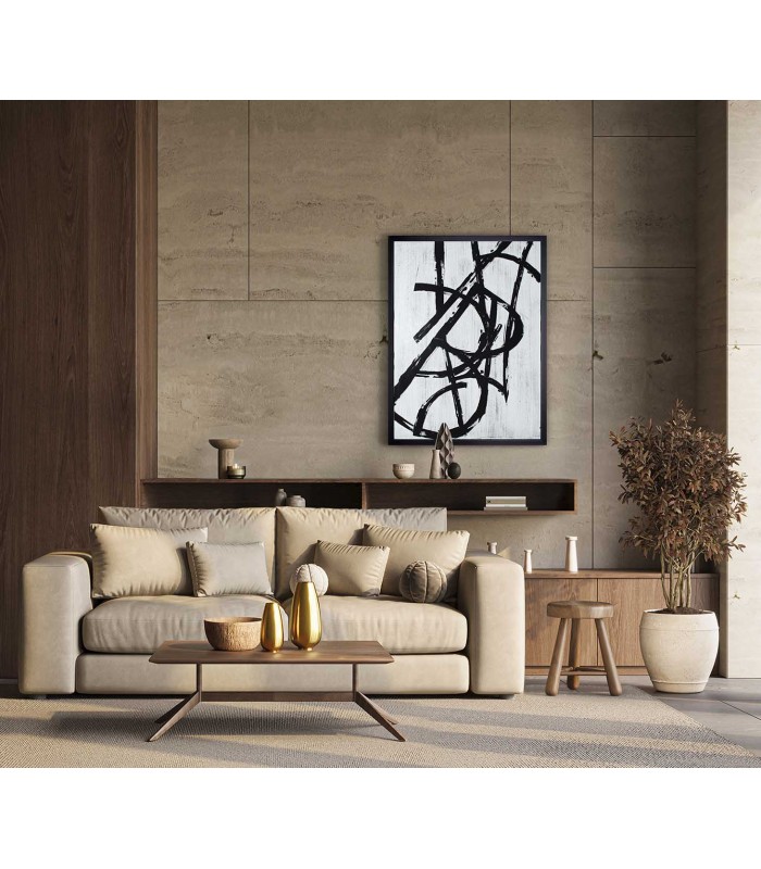 Cuadro decorativo sobre cristal impreso GRAPHOS I