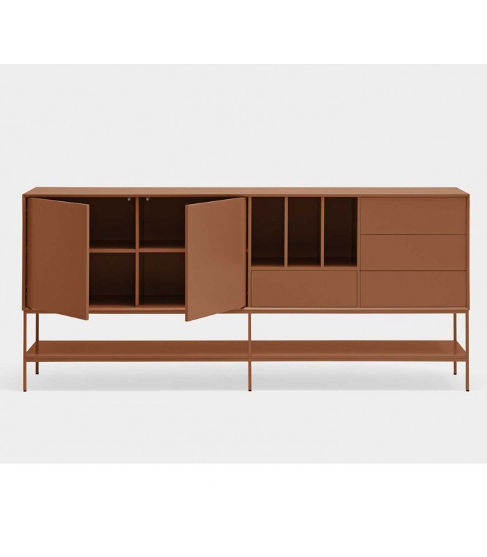 Bufet Aparador en madera y metal PLATT Arcilla