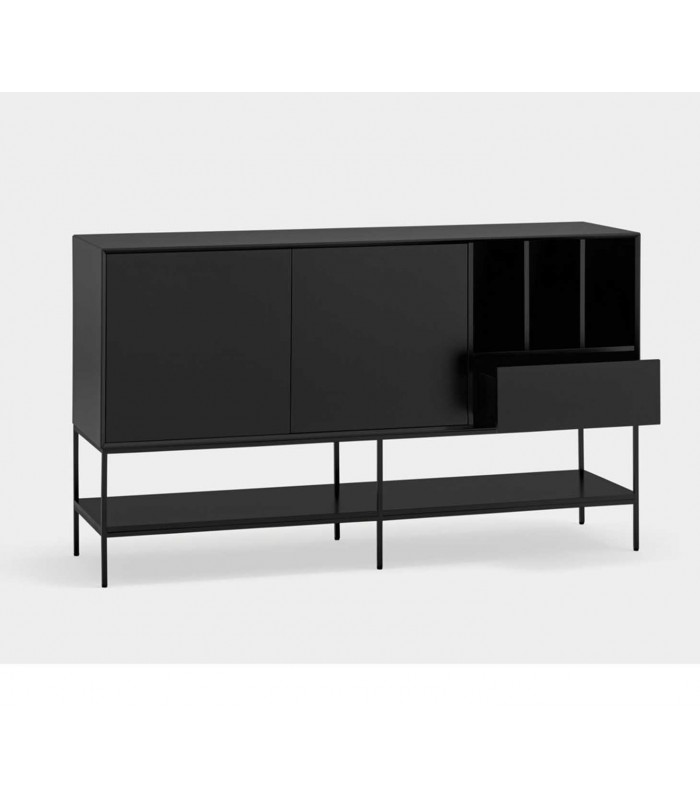 Mueble aparador para salón moderno PLATT Negro