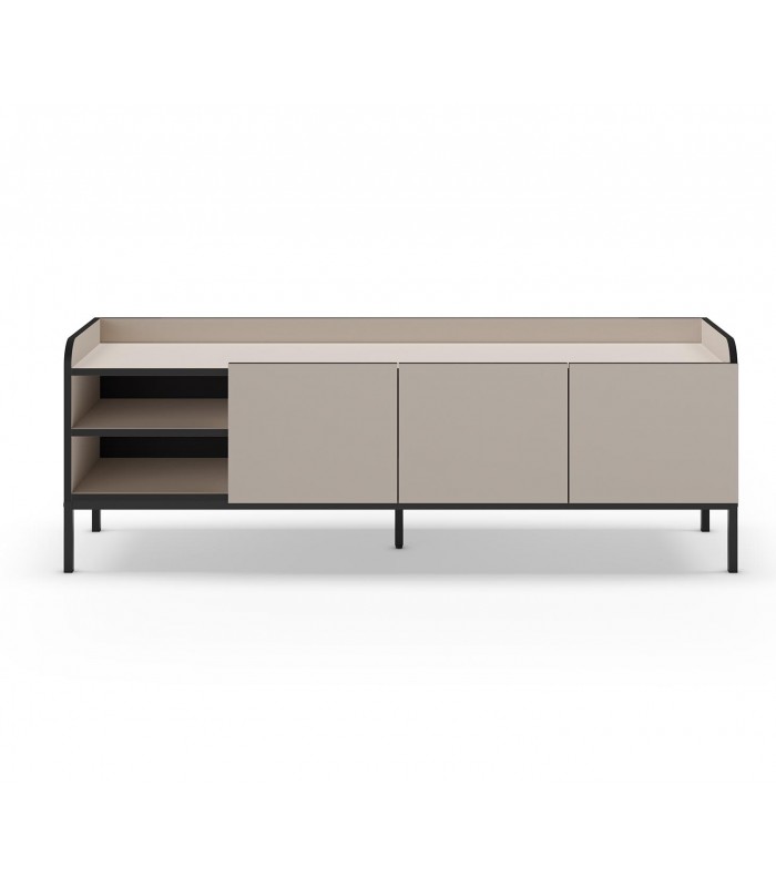 Mueble de televisión de estilo moderno ADARA Crema