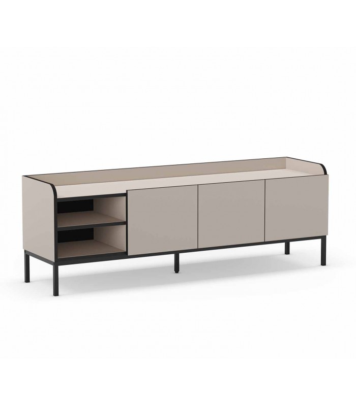 Mueble de televisión de estilo moderno ADARA Crema