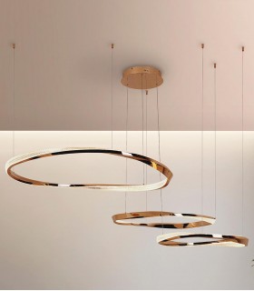 Lámpara LED de diseño moderno ORBITAS 3 Aros