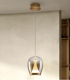 Lámpara Colgante LED SUSPIRO Ámbar