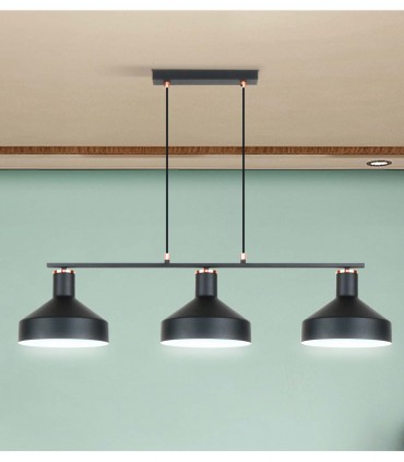 Lámpara lineal de metal IRIAS 3 Luces