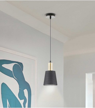 Colgante de metal de estilo industrial GISELA
