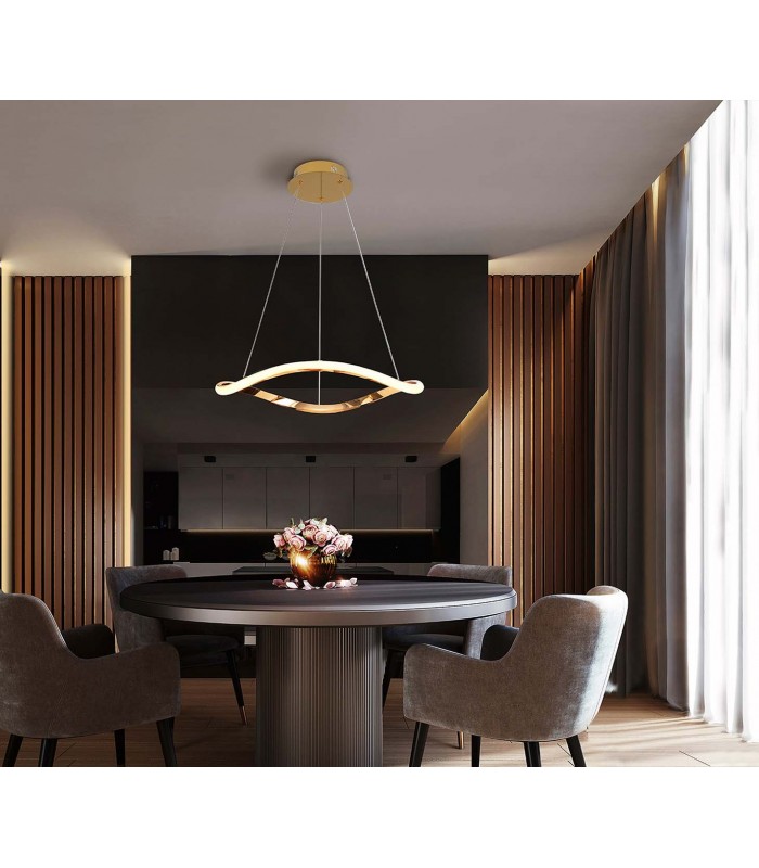 Lámpara LED de estilo moderno NAOS Oro rosa