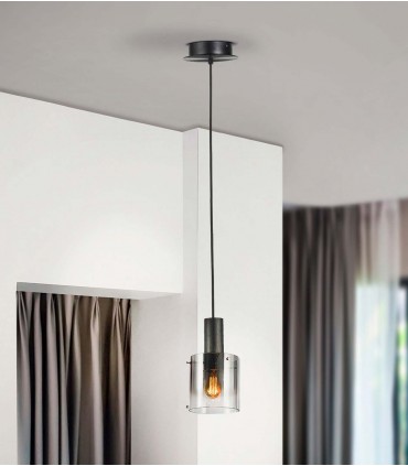 Colgante de cristal de estilo industrial VENIZE