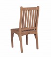 Silla de terraza de madera natural de Teca DANAO