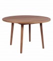 Mesa de jardín rendonda en Teca Natural CANDON