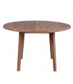Mesa de jardín rendonda en Teca Natural CANDON