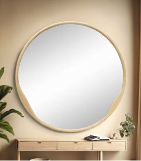 Espejo Redondo de grandes dimensiones WOOD Roble