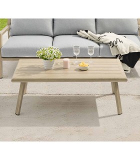 Mesa de centro de aluminio HARMONY