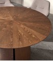 Mesas Redondas de comedor GALICIA Nogal