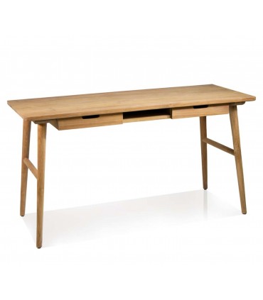 Escritorio de madera natural de teca BORNEO