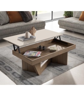 Mesa de centro moderna elevable AXEL