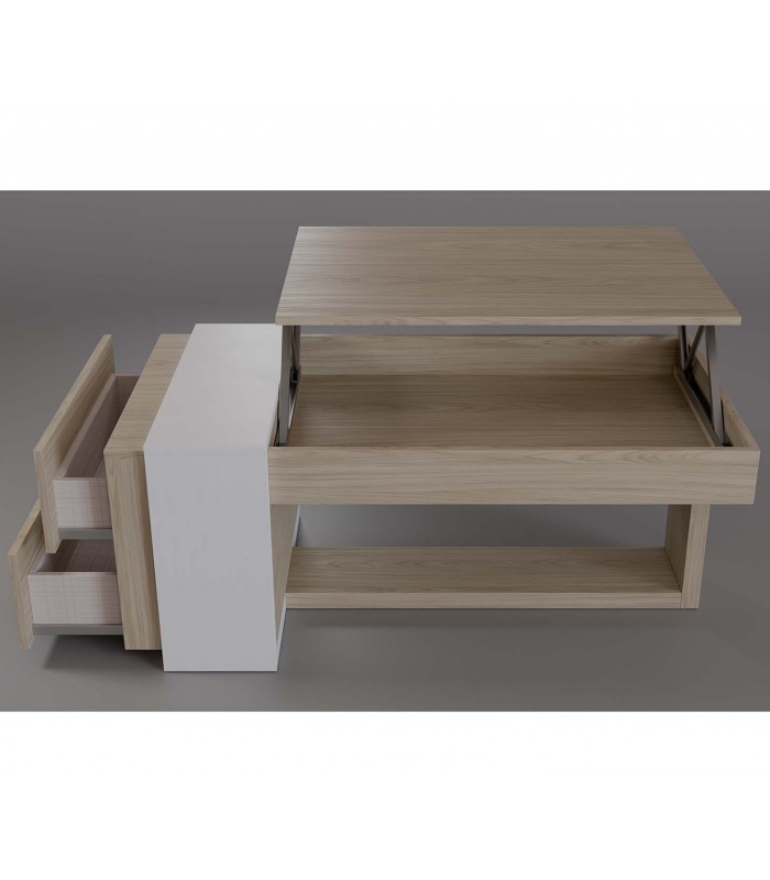 Mesa de centro elevable de estilo moderno ODISEA