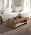 Mesa de centro de madera con tapa elevable ROSAURA