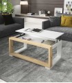 Mesa de centro elevable de estilo nórdico KIRUNA