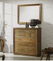 Espejo de Madera de mindi Colección MERAPI