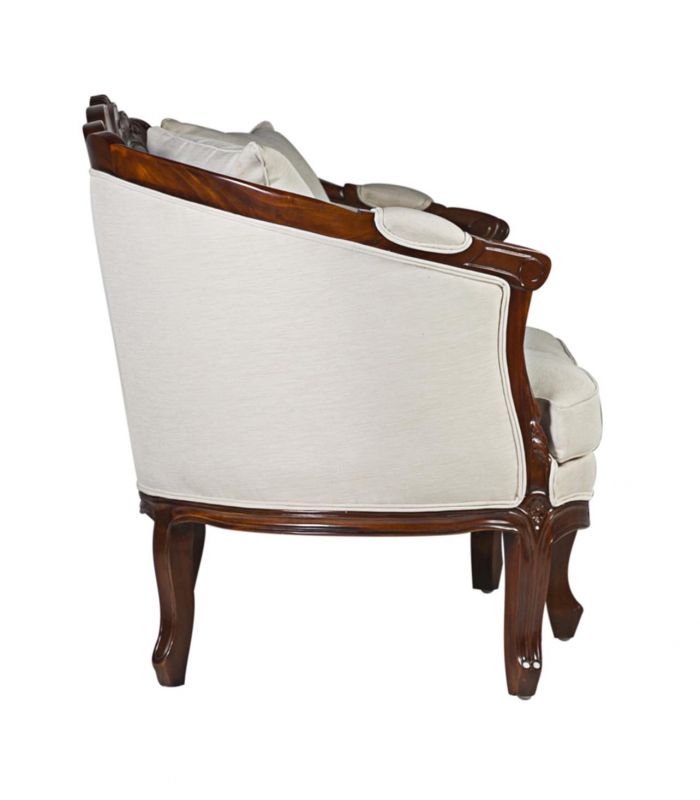 Sofá Louis de Caoba maciza ANTONIETA Honey