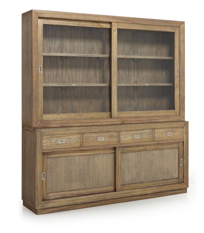 Vitrina de Madera Natural Colección MERAPI