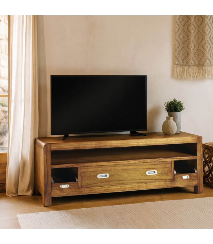 Mueble TV rústico de madera FLASH
