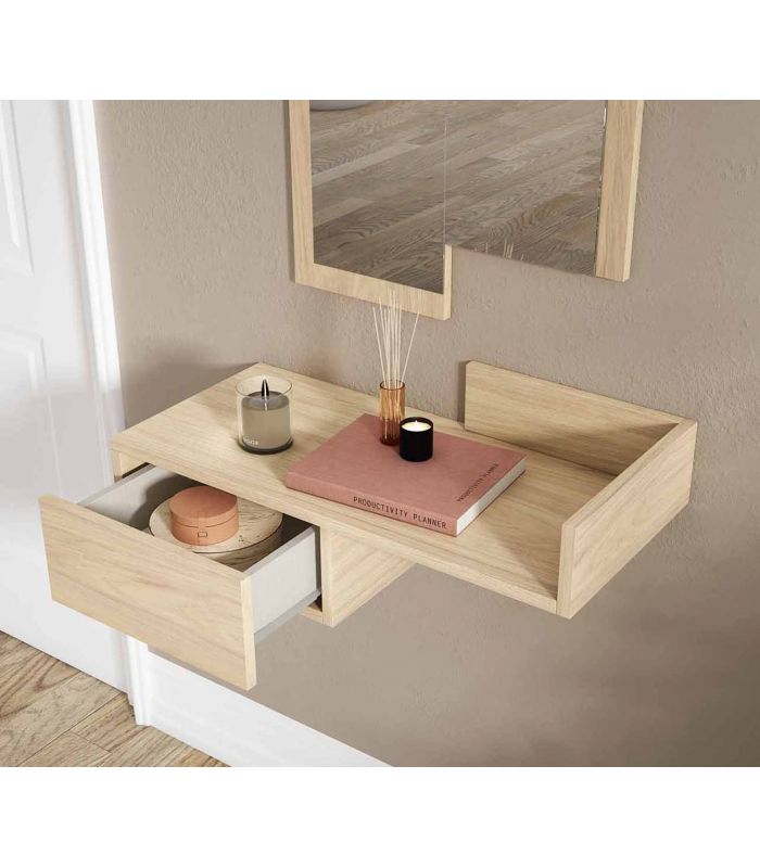 Estante flotante con cajón SERBIA