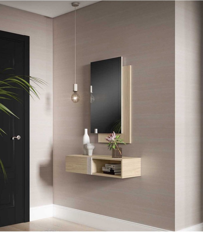 Espejo moderno de madera SOMBRA