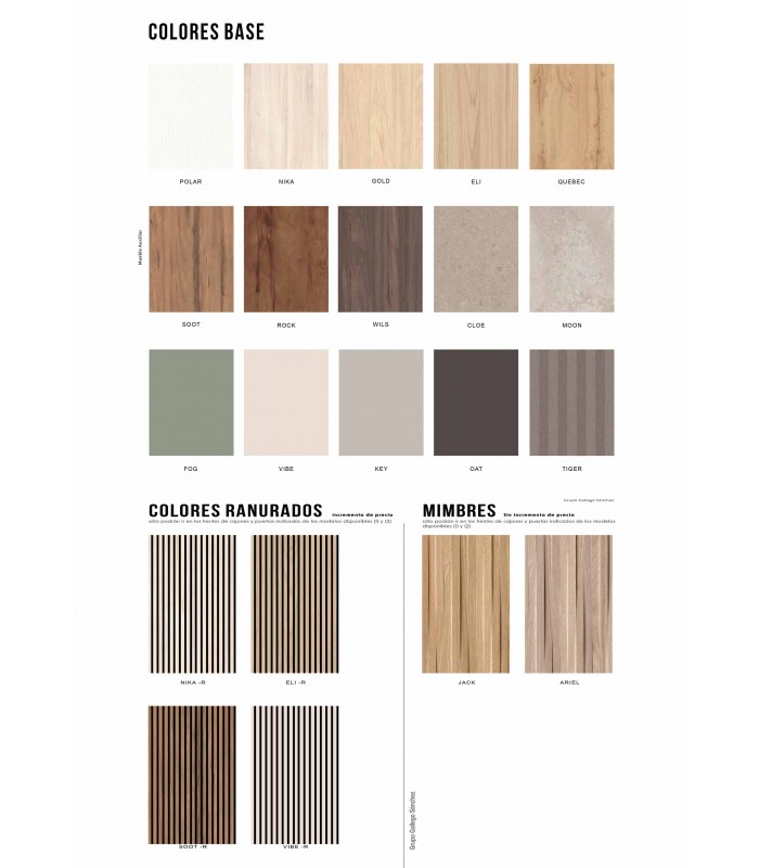 Espejo moderno de madera SABRINA