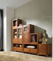Vitrina de Madera  maciza Colección STAR Combi